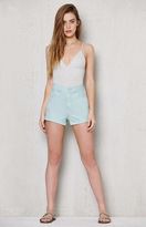 Thumbnail for your product : PacSun Wintergreen Cuffed Denim Mom Shorts