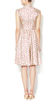 Thumbnail for your product : Dolce & Gabbana Silk Dot A-Line Shirtress