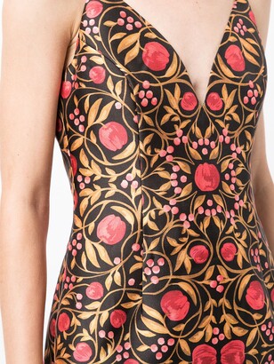 Rebecca Vallance Martine floral-print dress