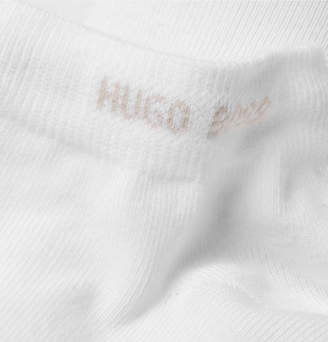 HUGO BOSS Two-Pack Cotton-Blend No-Show Socks