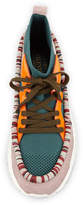 Thumbnail for your product : Valentino Garavani Men's Sock-Knit Lace-Up Caged Sneakers