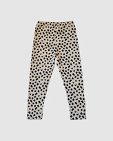 Thumbnail for your product : Little Lords - Girl's Neutrals Leggings - Painted Leggings - Size One Size, 1 at The Iconic