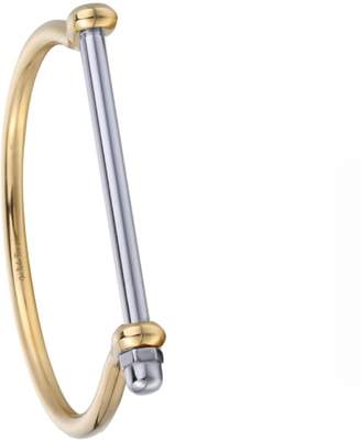 Opes Robur Gold & Silver Screw Cuff Bracelet
