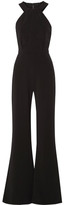 Thumbnail for your product : Saloni Fern Stretch-cady Halterneck Jumpsuit - Black