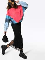 Thumbnail for your product : Collina Strada pierced contrast print sweatshirt