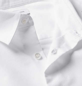 Public School Neruda Grosgrain-Trimmed Cotton Oxford Shirt