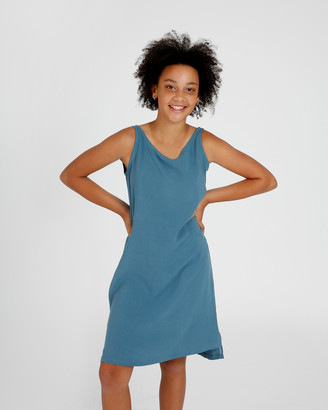Hendrik Clothing Company Girl's Blue Slip Dresses - The Slip Dress