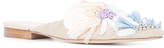 Thumbnail for your product : DELPOZO embellished flat mules