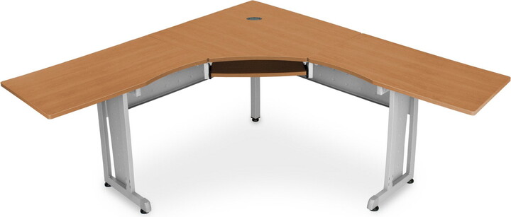 OFM Model 55177 L-Shaped Computer Desk Workstation