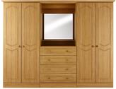 Thumbnail for your product : Consort Furniture Limited Hudson Large 4-Door, 4-Drawer Combi Wardrobe