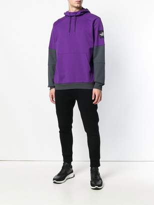 The North Face colour block hoodie