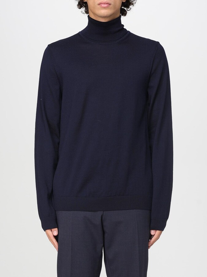 HUGO BOSS Sweater Men color Blue