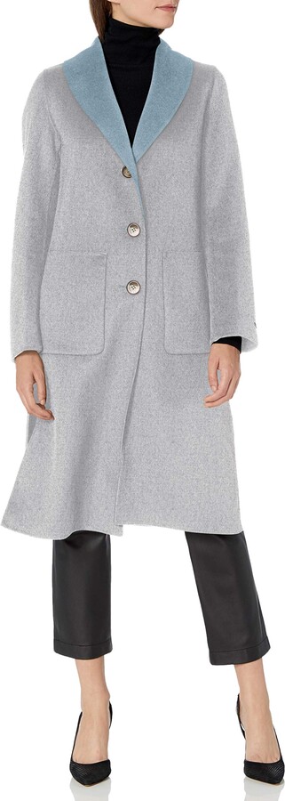 tahari wool coat