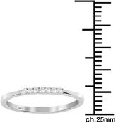 Thumbnail for your product : Ice Diamond Accented Rhodium-Plated Sterling Silver 7-Stone Promise Ring