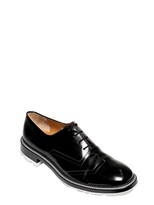 Thumbnail for your product : Jil Sander Contrast Stitching Brushed Leather Shoes