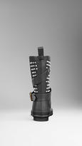 Thumbnail for your product : Burberry Stud Detail Belted Rain Boots