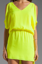 Thumbnail for your product : Mason by Michelle Mason Open Shoulder Asymmetric Dress