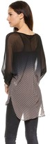Thumbnail for your product : Autograph Addison Batwing Dip Dye Top