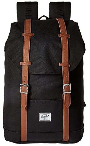 herschel leather backpack