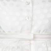 Thumbnail for your product : MonnaLisa ChicIvory Spotted Georgette Baby Dress