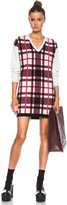 Thumbnail for your product : MSGM Plaid Knit Dress