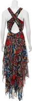 Thumbnail for your product : Alice + Olivia Printed High-Low Maxi Dress
