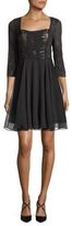 Thumbnail for your product : The Kooples Lace-Up Fit-&-Flare Dress