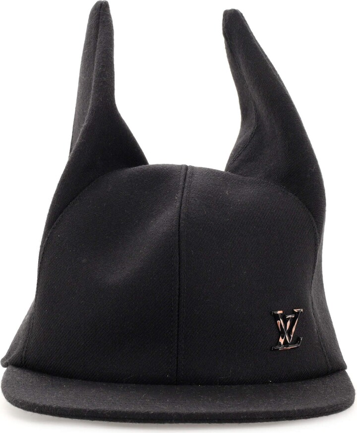 Louis Vuitton Virgil Abloh Pointed Ears Cap Wool - ShopStyle Hats