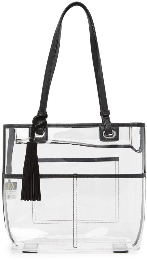 vince camuto clear tote