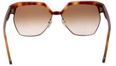 Thumbnail for your product : Chloé Oversize Tortoiseshell Sunglasses