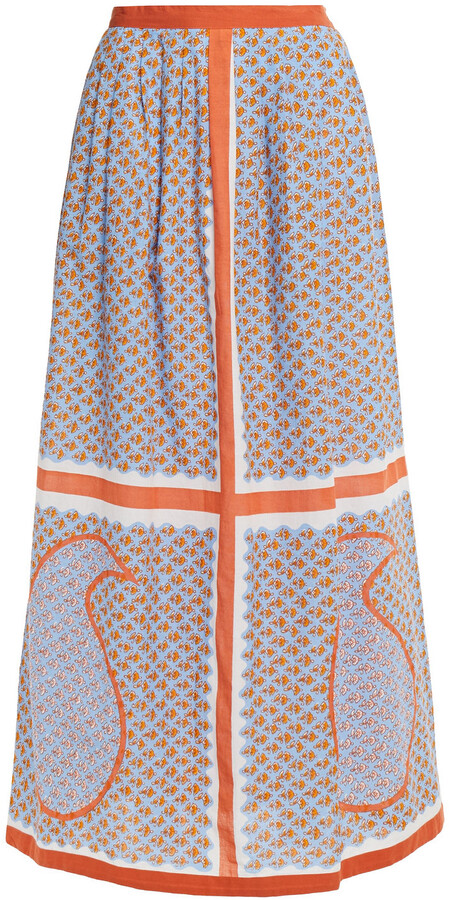 Antik Batik Gisele Printed Cotton-mousseline Maxi Skirt - ShopStyle