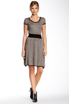 Thumbnail for your product : Taylor Cap Sleeve Houndstooth Dress