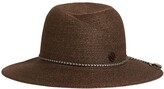 Thumbnail for your product : Maison Michel Virginie Straw Effect Hat