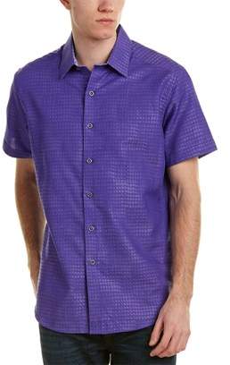 Robert Graham Briarwood Classic Fit Linen-blend Woven Shirt.