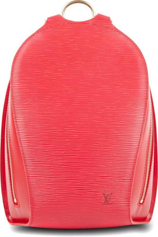 Louis Vuitton Red Epi Leather Mabillon Backpack