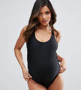 Thumbnail for your product : Wolfwhistle Wolf & Whistle Maternity Strappy Back Swimsuit B-F Cup