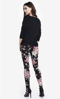Thumbnail for your product : Express Rose Print Sexy Stretch Legging