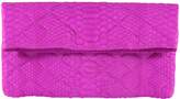 Thumbnail for your product : Vasilisa Quilted Snakeskin Clutch