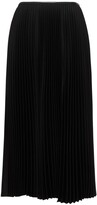 Thumbnail for your product : Peter Do Tech Satin Twill Pleated Midi Skirt