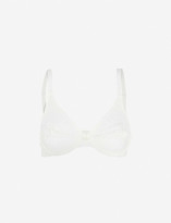 Thumbnail for your product : Wacoal Halo stretch-lace moulded underwired bra