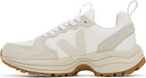 Thumbnail for your product : Veja White & Beige Venturi Sneakers