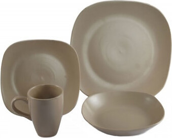 ColorUs China Aglaia 16 Piece Dinnerware Set, Service for 4