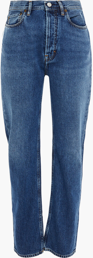 Acne Studios Log High-rise Straight-leg Jeans - ShopStyle