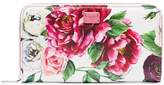 Thumbnail for your product : Dolce & Gabbana multicoloured floral print zip around leather wallet