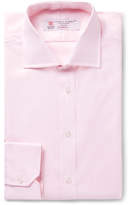 Thumbnail for your product : Turnbull & Asser Light-Pink Slim-Fit Cutaway-Collar Herringbone Cotton Shirt