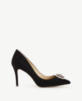 Thumbnail for your product : Ann Taylor Amika Suede Stone Pumps
