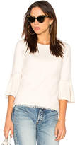 Thumbnail for your product : 525 America Fringe Tulip Sleeve Sweater
