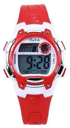 Hi Watch Hiwatch TM Waterproof 30M Cold-Light Easy Reader Time Teacher Lcd Digital Sports watch for Children Girls Boys