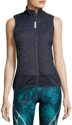 adidas by Stella McCartney Zip-Front Quilted Vest
