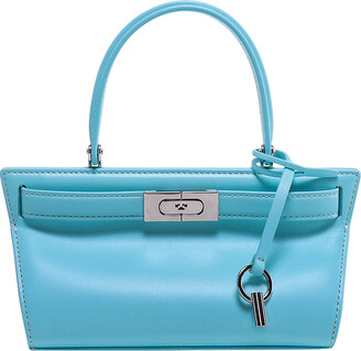NEW Tory Burch Blue Cloud Perry Triple Compartment Tote $348